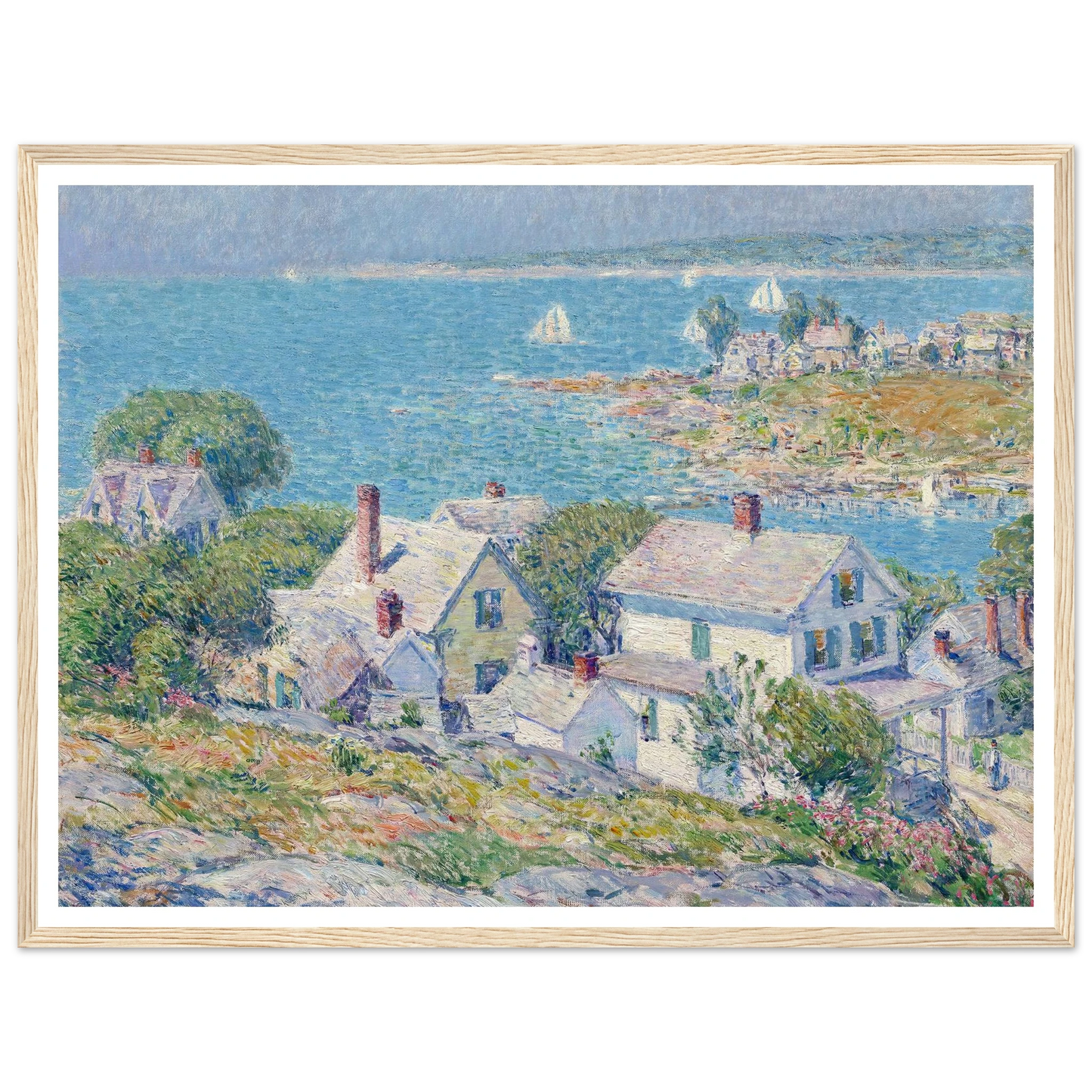 New England Headlands (1899) Art Print | Childe Hassam-Quipham Collections