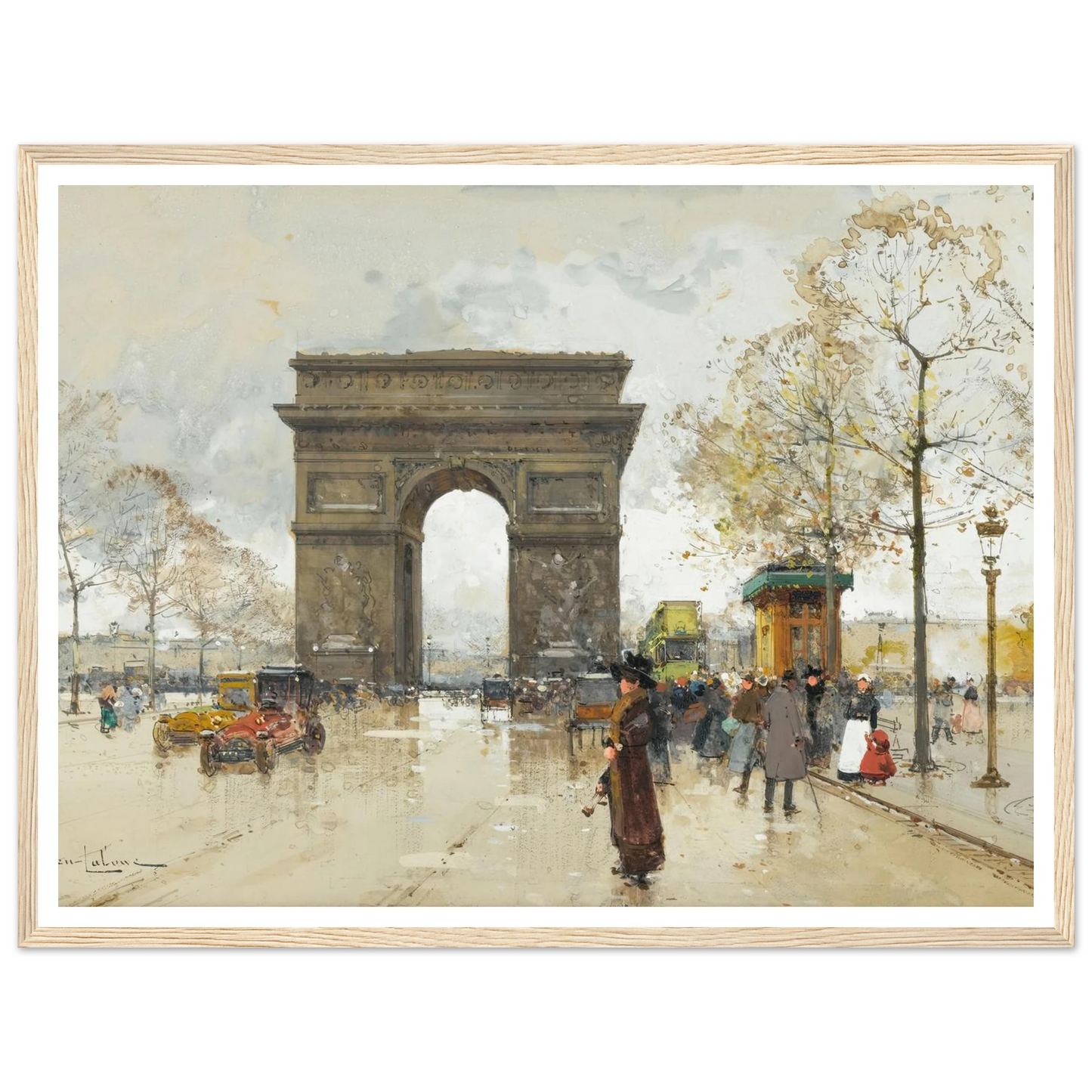 L’arc De Triomphe Art Print | Eugene Galien Laloue-Quipham Collections