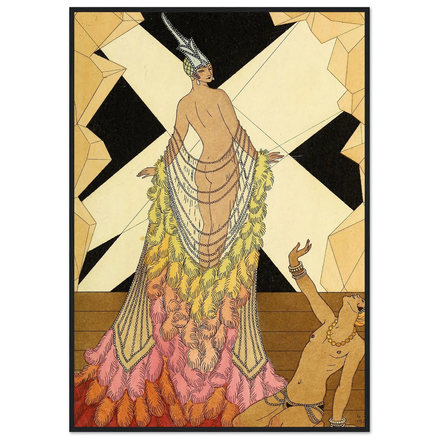 Falbalas et fanfreluches, L’ Orgueil (1925) Art Print | George Barbier-Quipham Collections