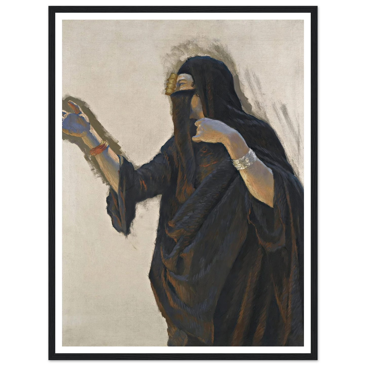 Veiled Lady Art Print | Ludwig Deutsch-Quipham Collections