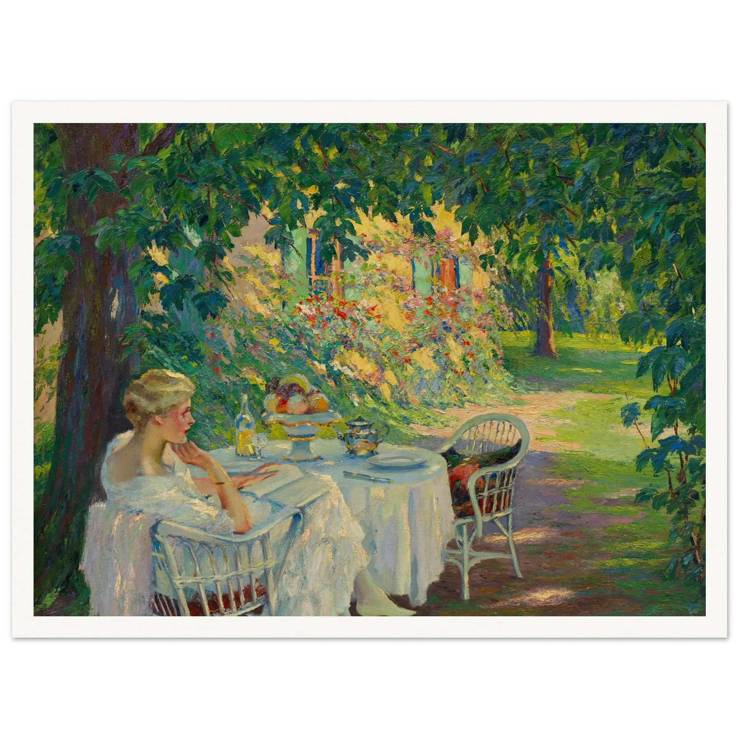 In the shade (1920) Art Print | Edward Cucue-Quipham Collections