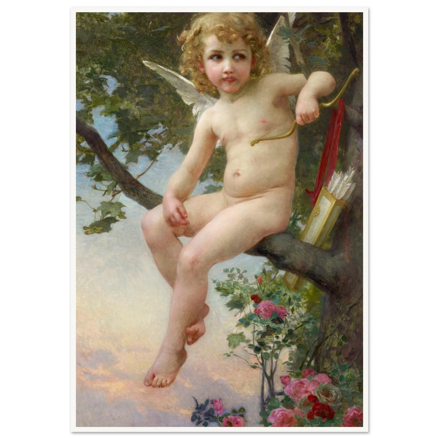 Cupid Art Print | Guillaume Seignac-Quipham Collections