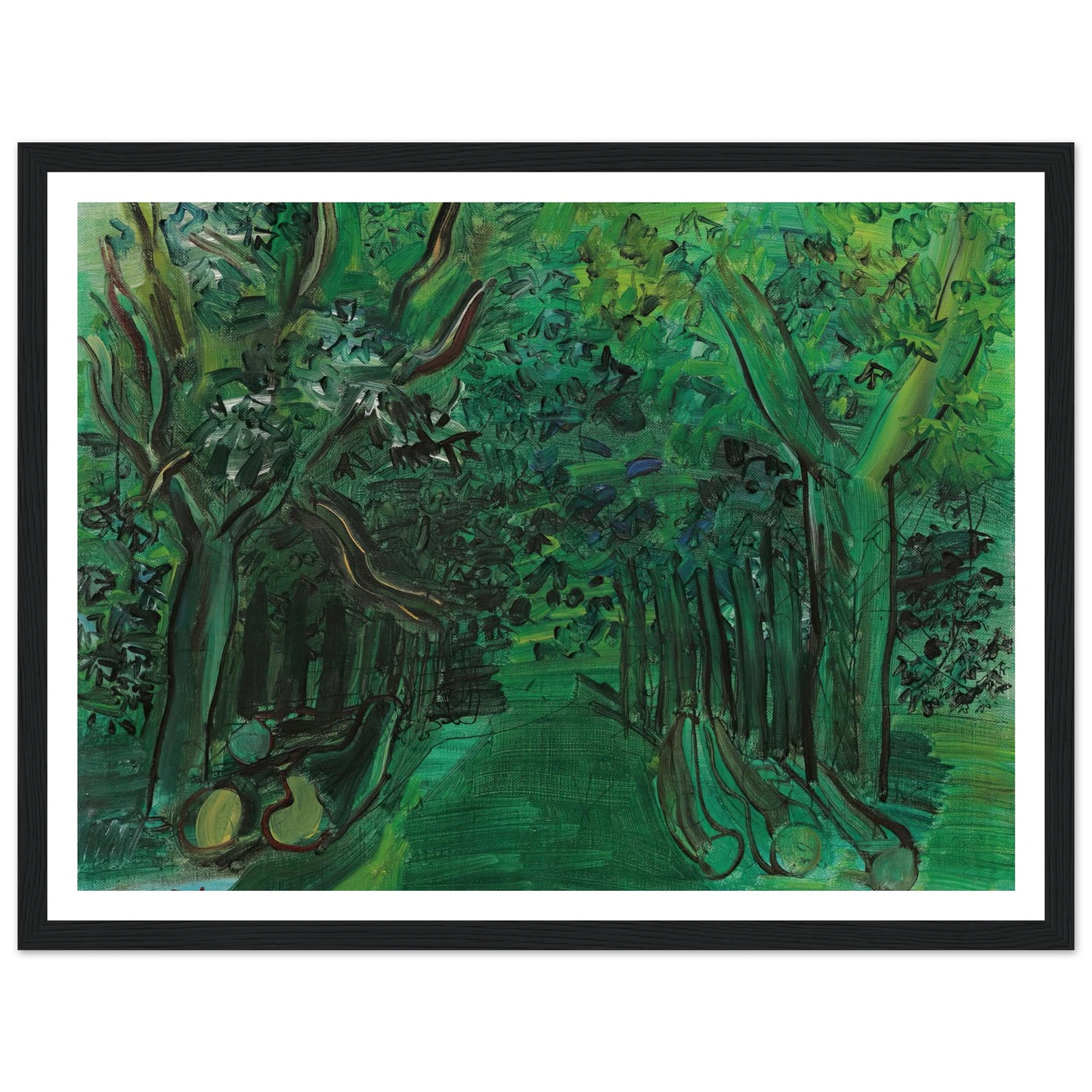 Route en forêt (circa 1930) Art Print | Raoul Dufy-Quipham Collections
