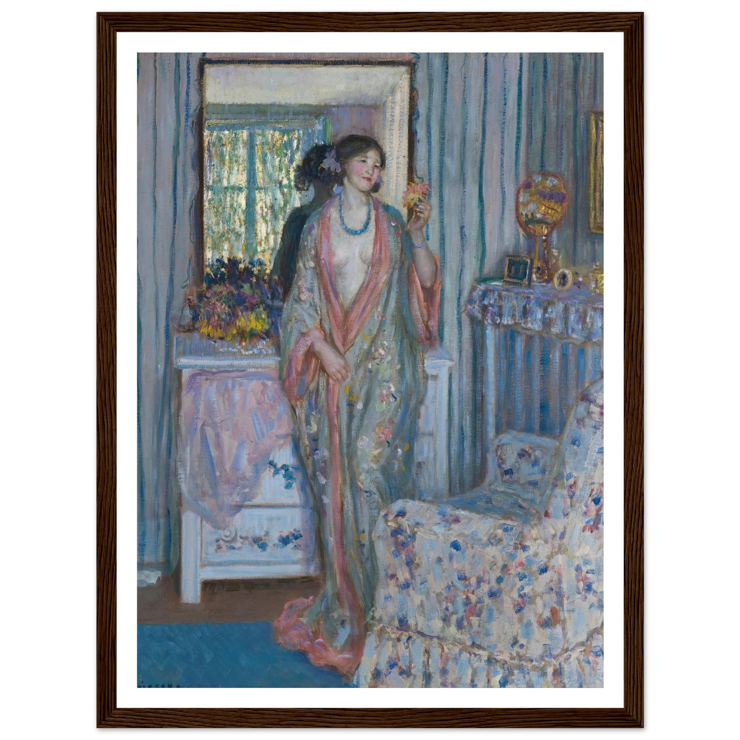The Robe (1915) Art Print | Frederick Carl Frieseke-Quipham Collections