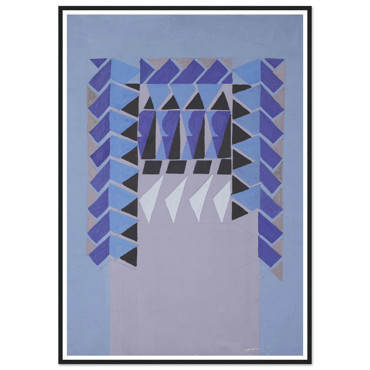 Untitled (Textile design no I) (circa 1925) Art Print | Frances Hodgkins-Quipham Collections
