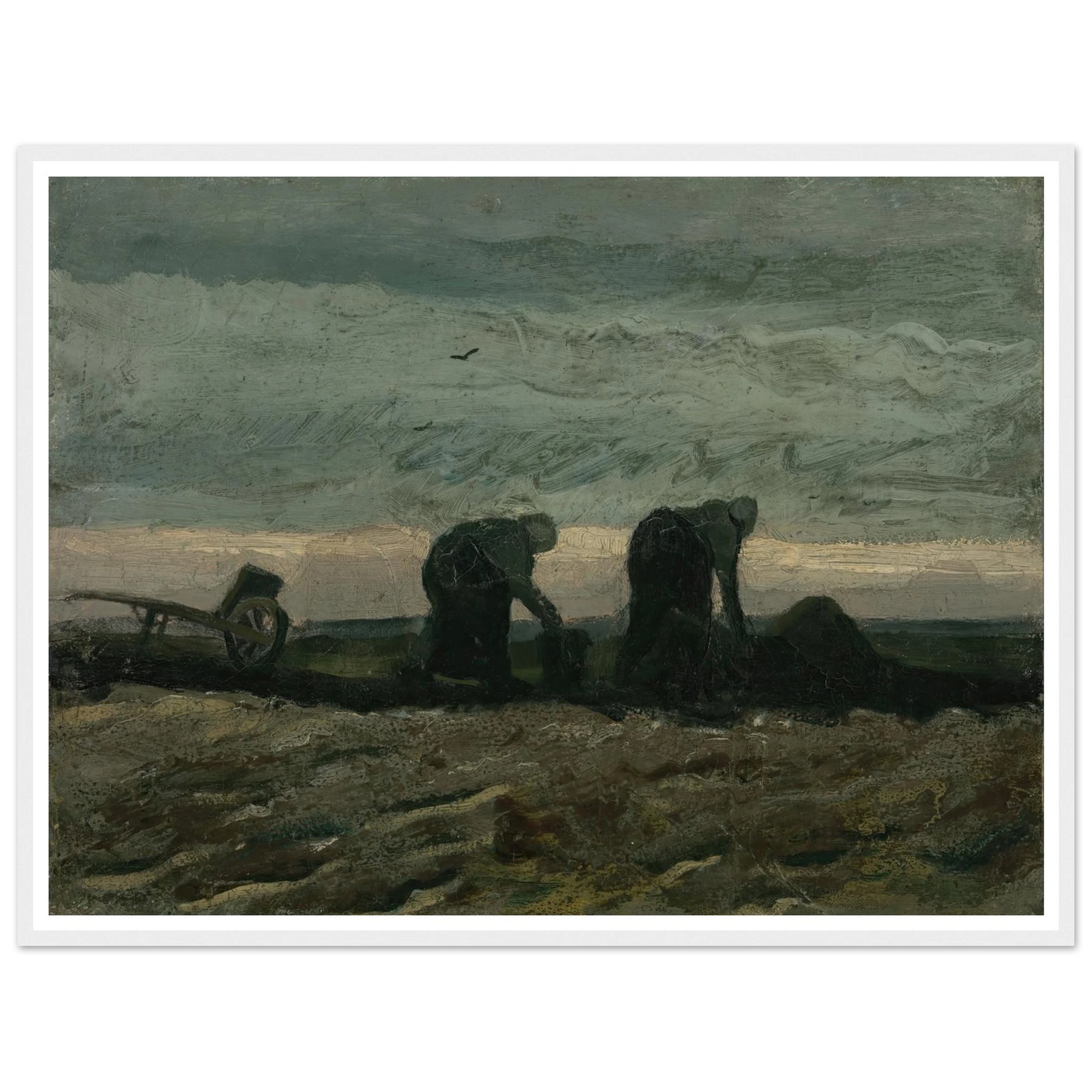Two women on the heath (1883) Art Print | Vincent van Gogh-Quipham Collections