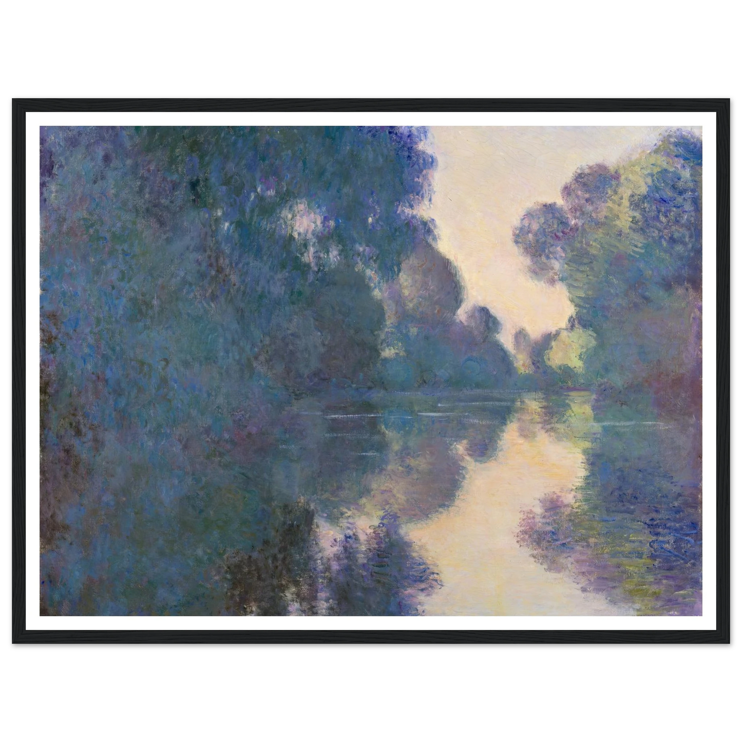 Morning on the Seine near Giverny (1897) Art Print | Claude Monet-Quipham Collections