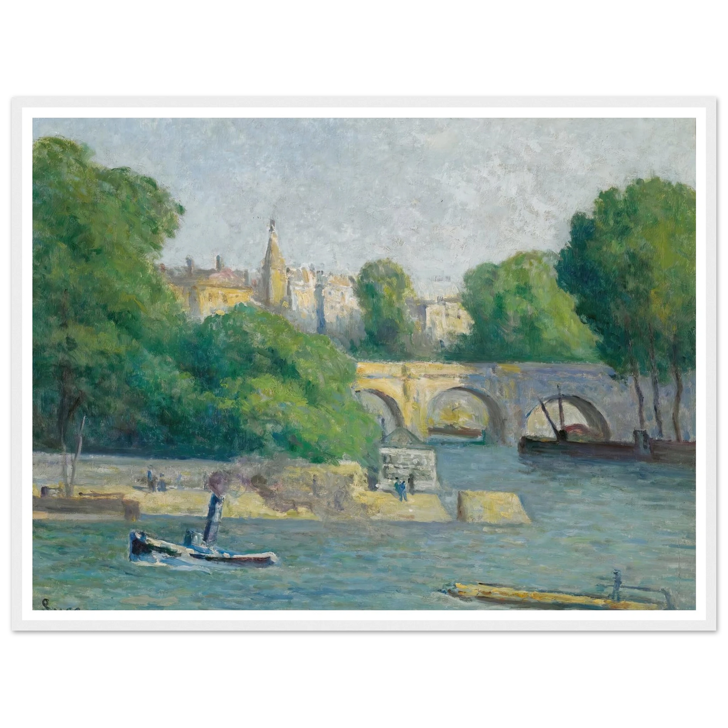 Le Vert Gallant (1926) Art Print | Maximilien Luce-Quipham Collections