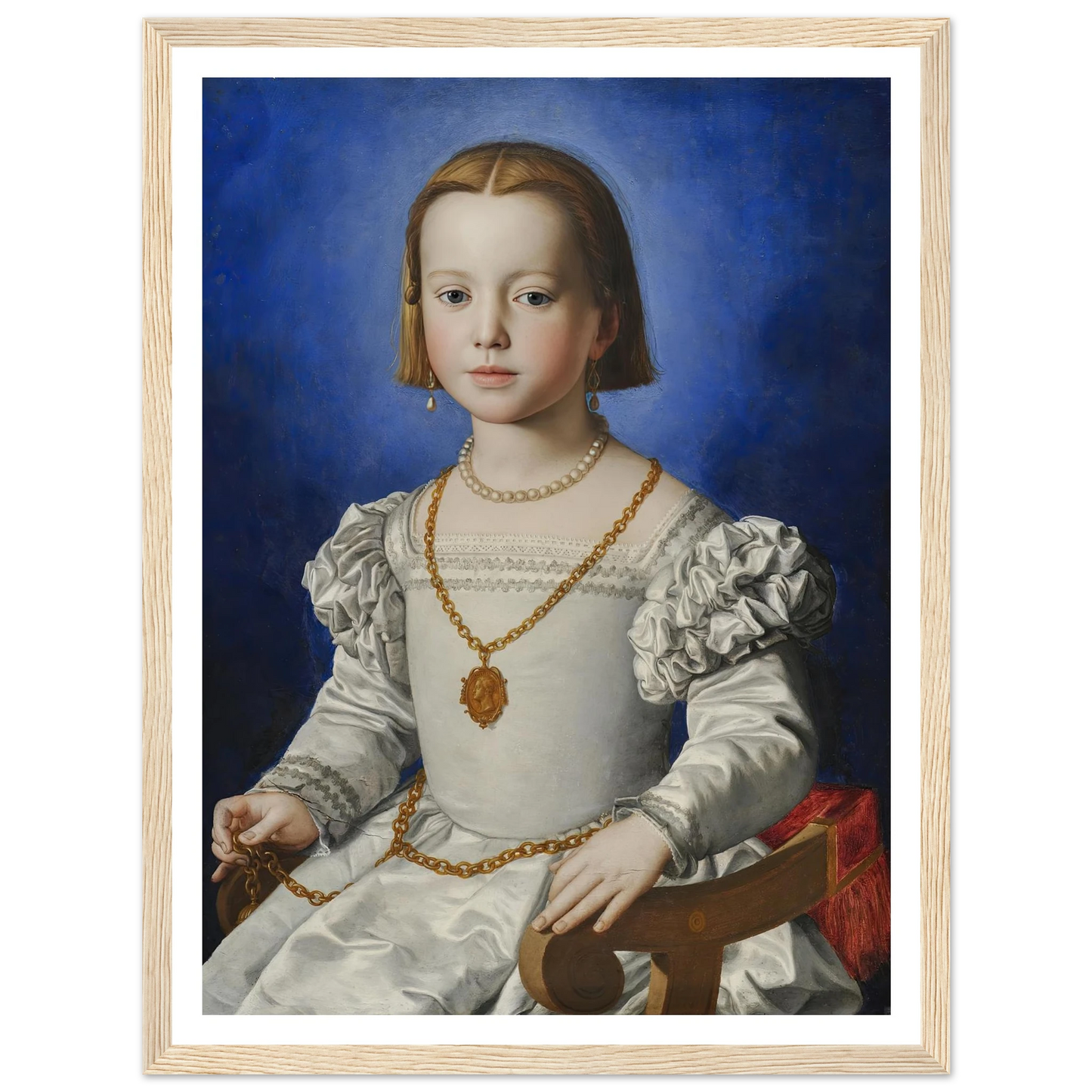 Bia Di Cosimo De‘ Medici (1542-1545) Art Print | Agnolo Bronzino-Quipham Collections