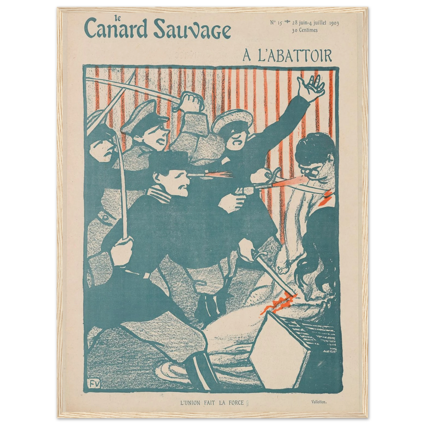 28 juin au 4 juillet 1903 Art Print | Felix Vallotton-Quipham Collections