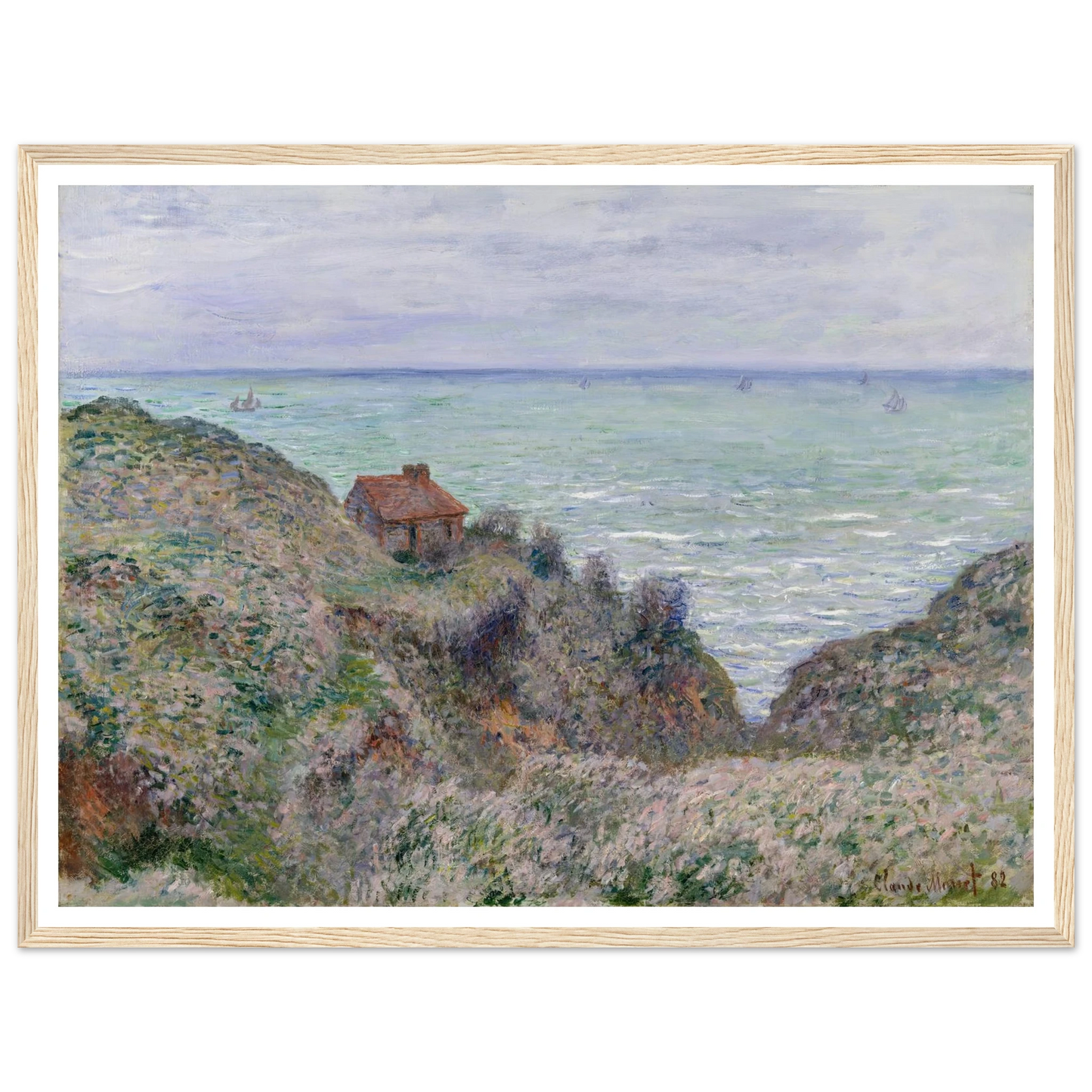 Cabin of the Customs Watch (1882) Art Print | Claude Monet-Quipham Collections