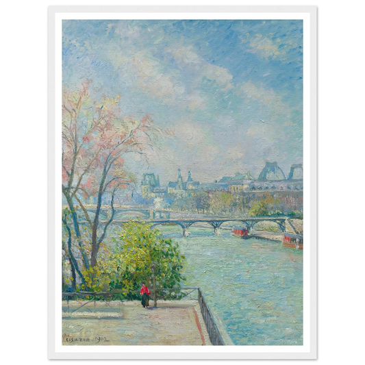 Le Louvre, Matin, Printemps (1902) Art Print | Camille Pissarro-Quipham Collections