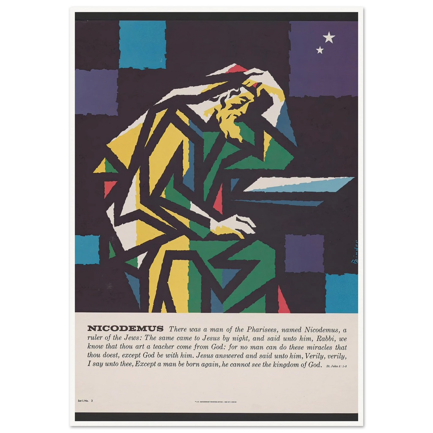 Nicodemus (1962) Art Print | Joseph Binder-Quipham Collections