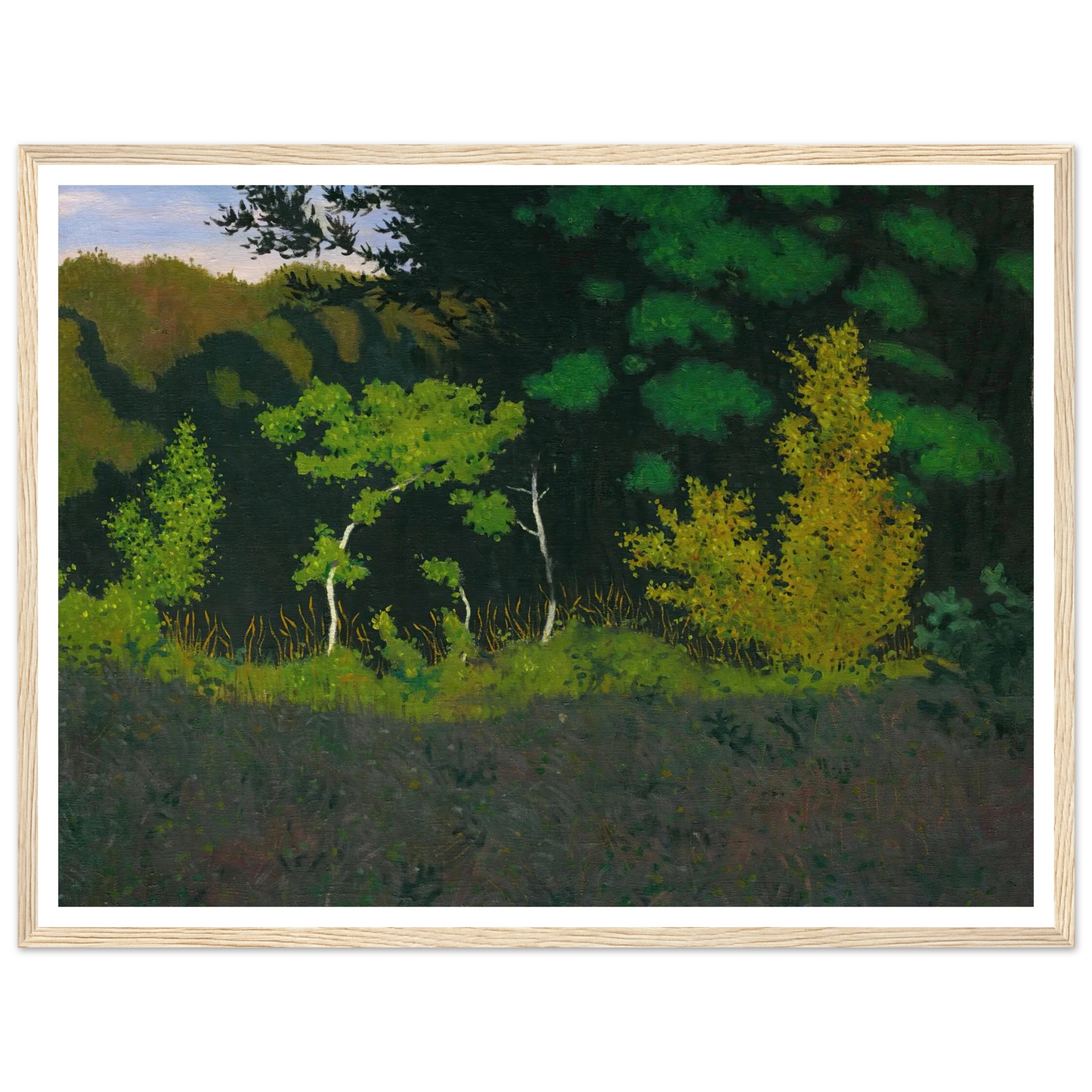 Edge Of The Wood (1920) Art Print | Felix Vallotton-Quipham Collections
