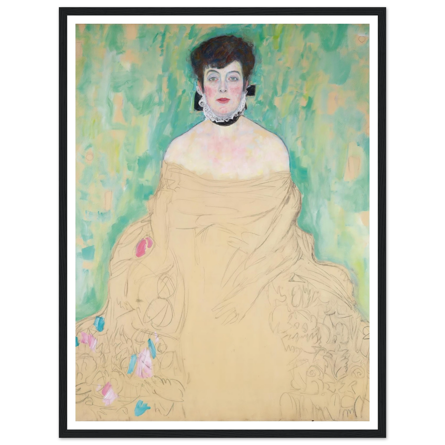 Amalie Zuckerkandl (1917) Art Print | Gustav Klimt-Quipham Collections
