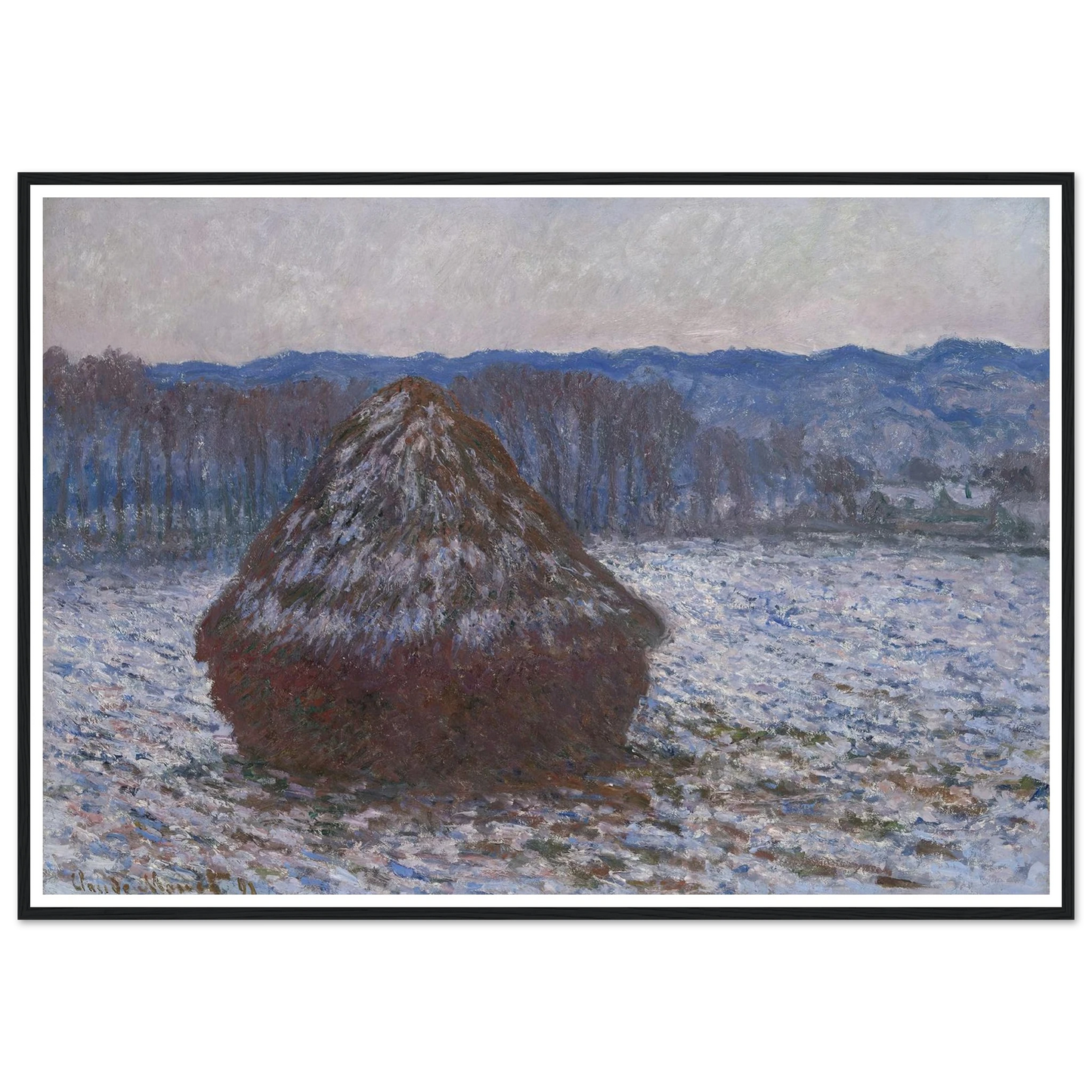 Stack of Wheat (1890) Art Print | Claude Monet-Quipham Collections