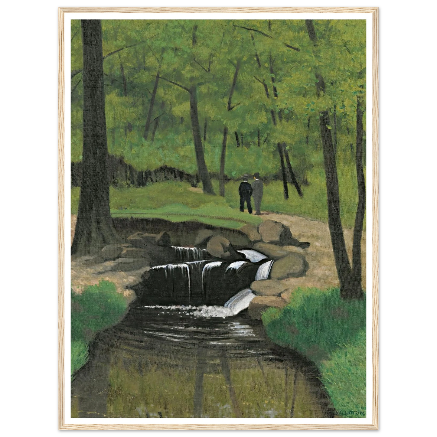 The Woods Of Boulogne (1921) Art Print | Felix Vallotton-Quipham Collections