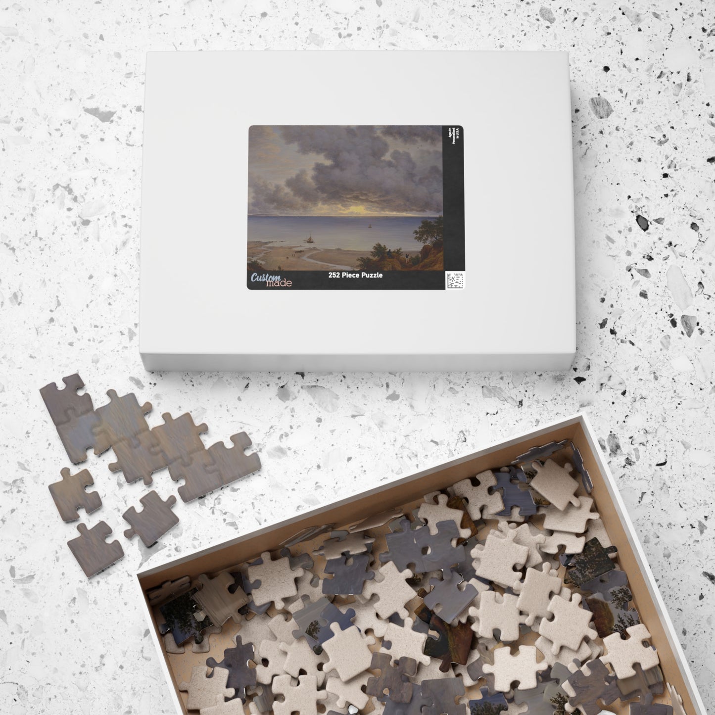 Sandown Bay, from near Shanklin Chine, Isle of Wight Puzzle | John Glover-Quipham Collections