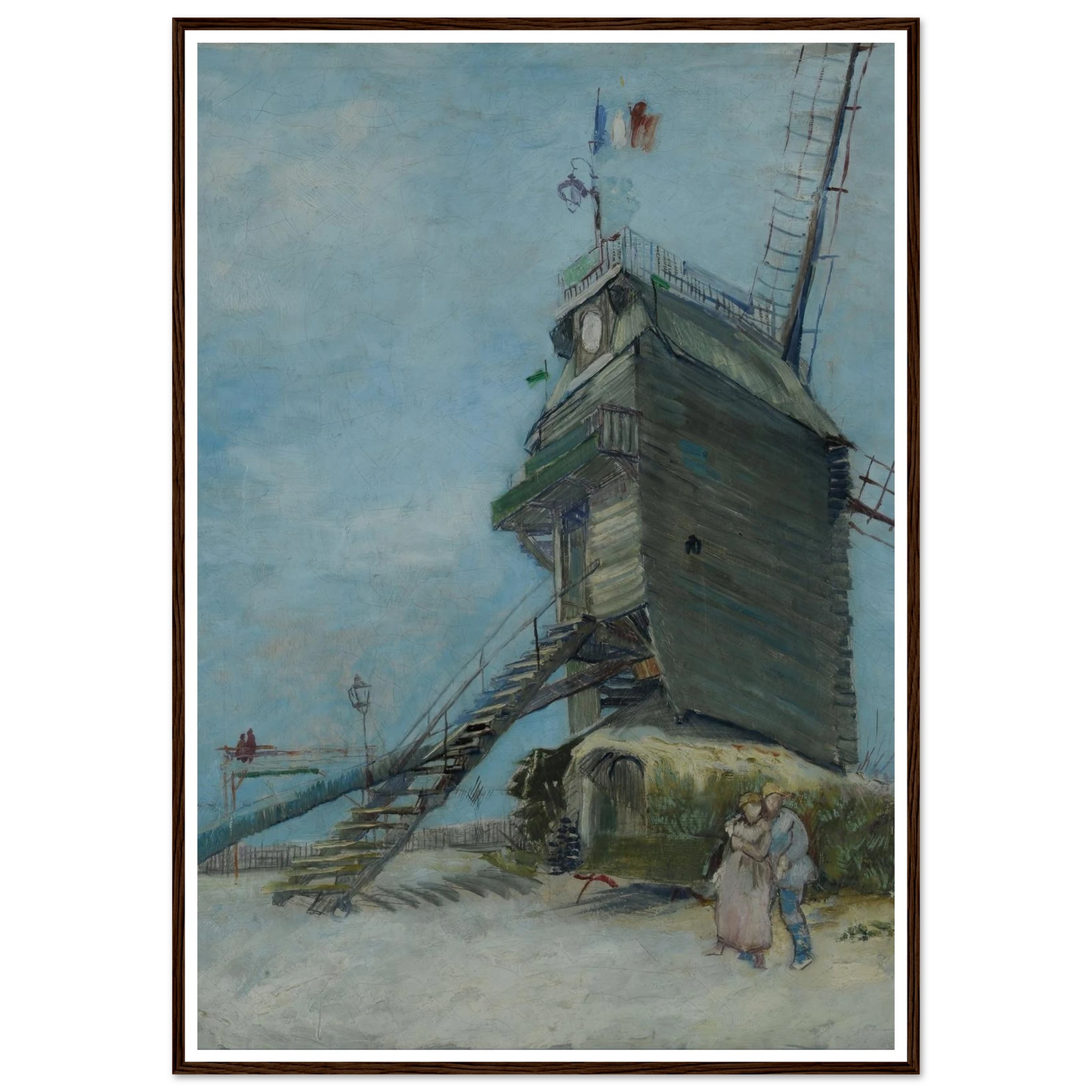 Le Moulin de la Galette (ca. 1886) Art Print | Vincent van Gogh-Quipham Collections