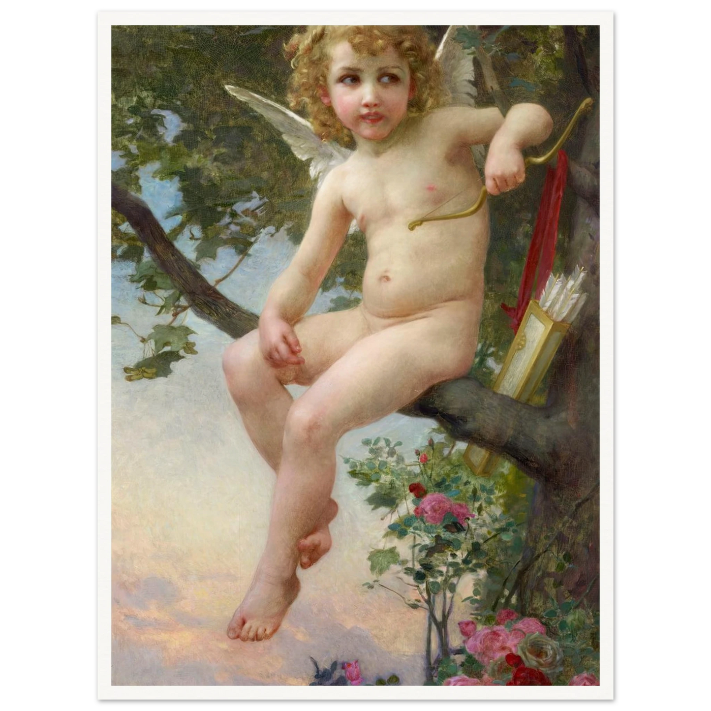 Cupid Art Print | Guillaume Seignac-Quipham Collections