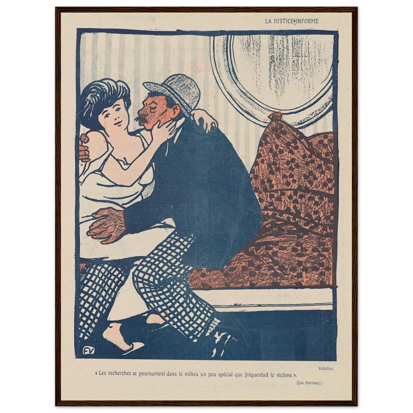 10 octobre 1903. Art Print | Felix Vallotton-Quipham Collections