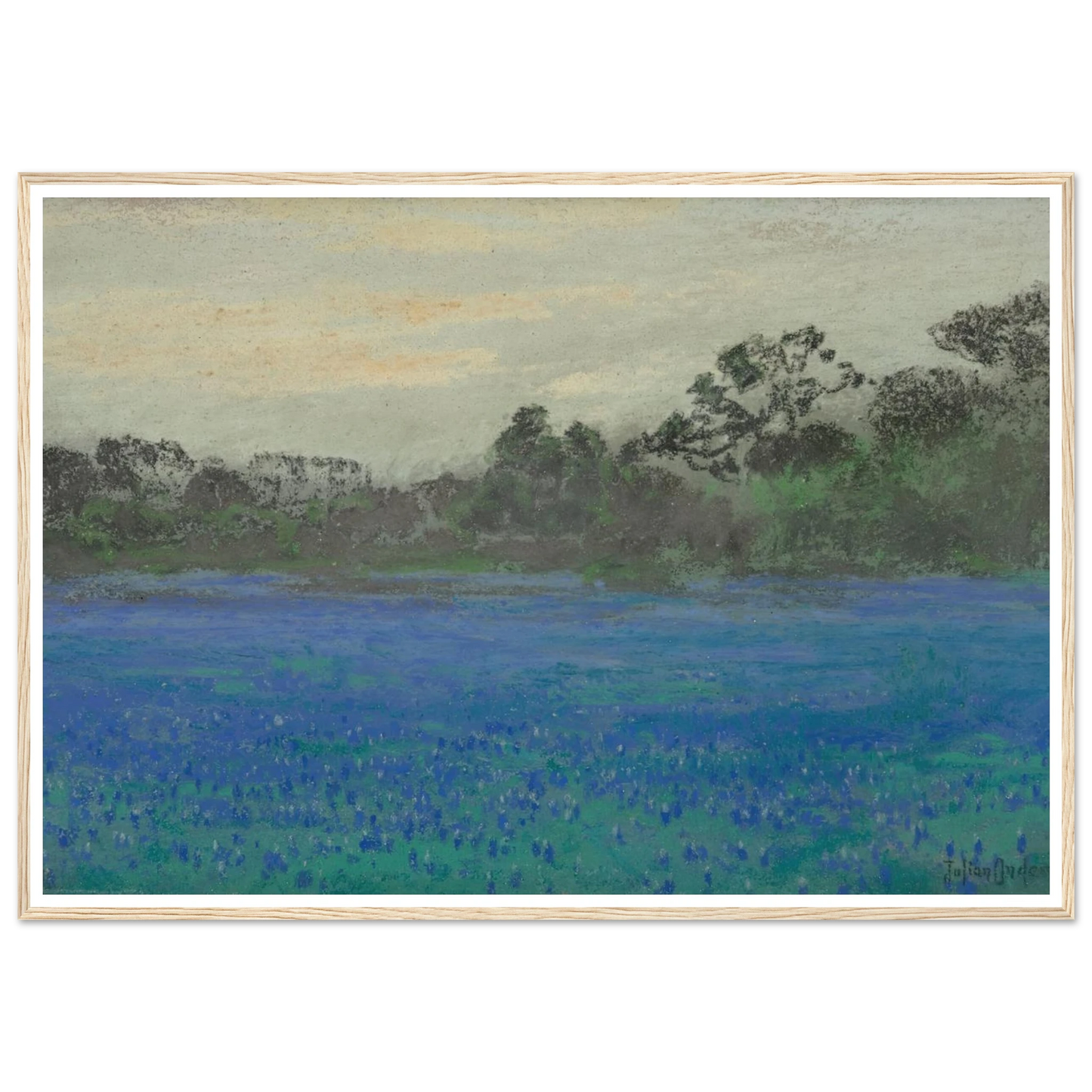 Bluebonnet Field (1921) Art Print | Julian Onderdonk-Quipham Collections