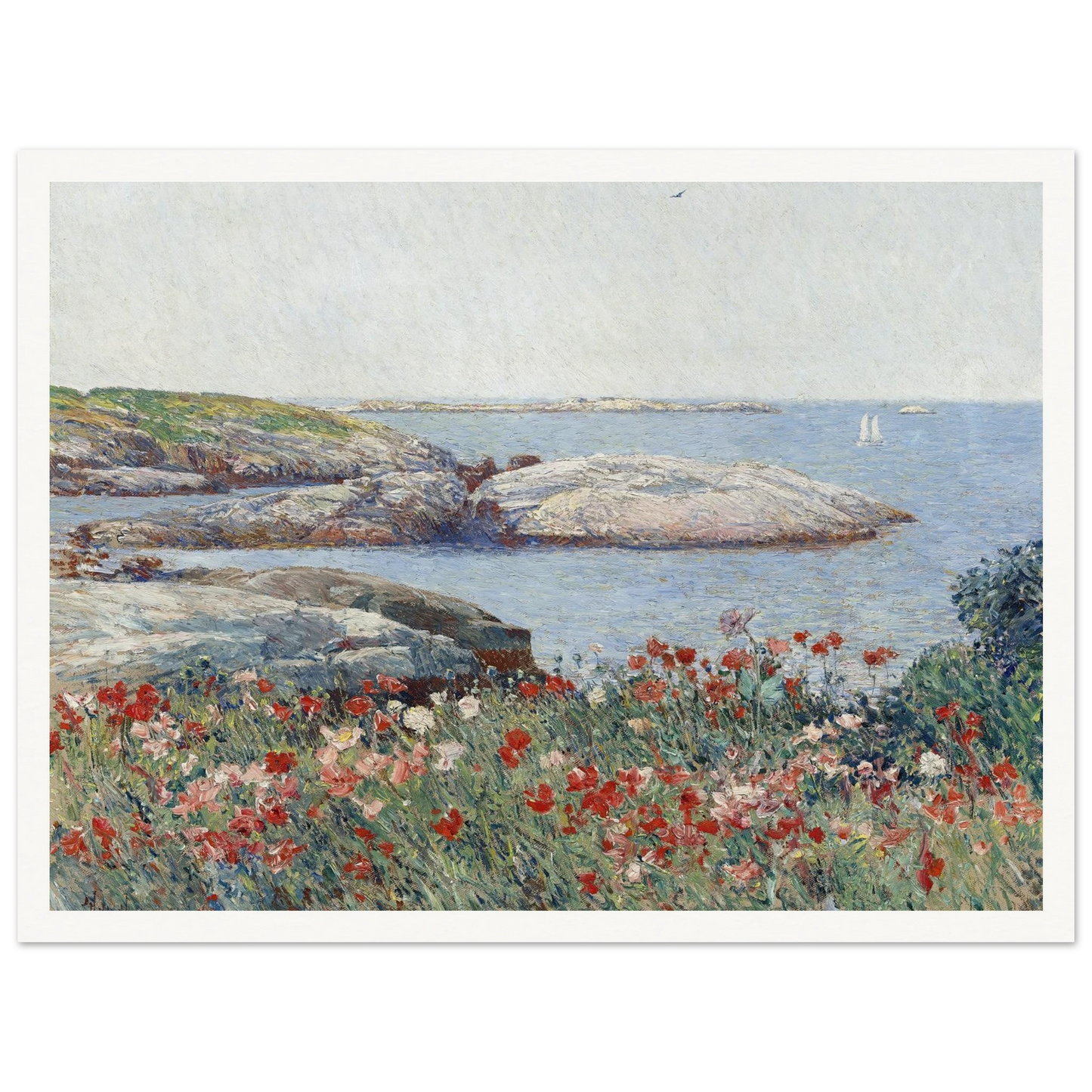 Poppies,Isles of Shoals (1891) Art Print | Childe Hassam-Quipham Collections