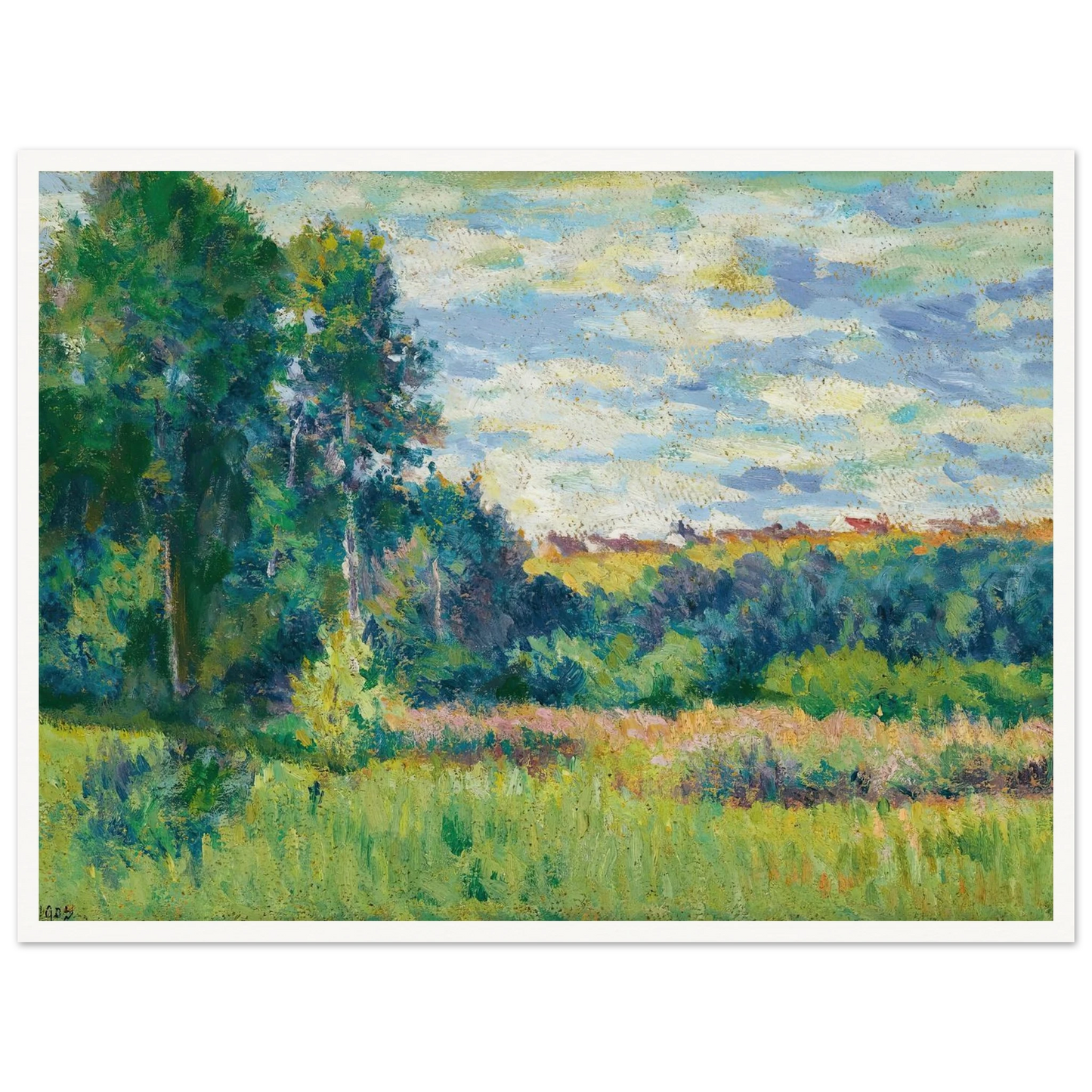 Paysage (1903) Art Print | Maximilien Luce-Quipham Collections