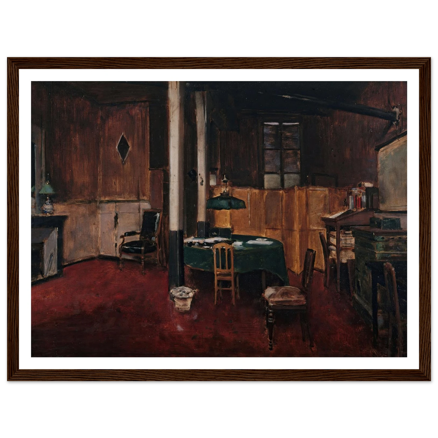 La salle de rédaction du Journal des débats (1889) Art Print | Jean Beraud-Quipham Collections