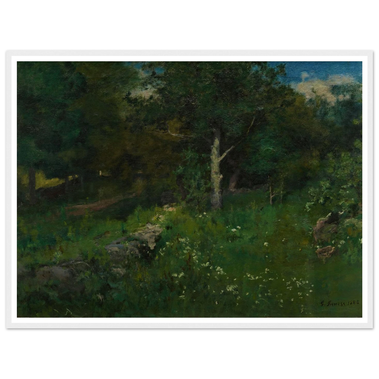 Summer Foliage (1883) Art Print | George Inness-Quipham Collections