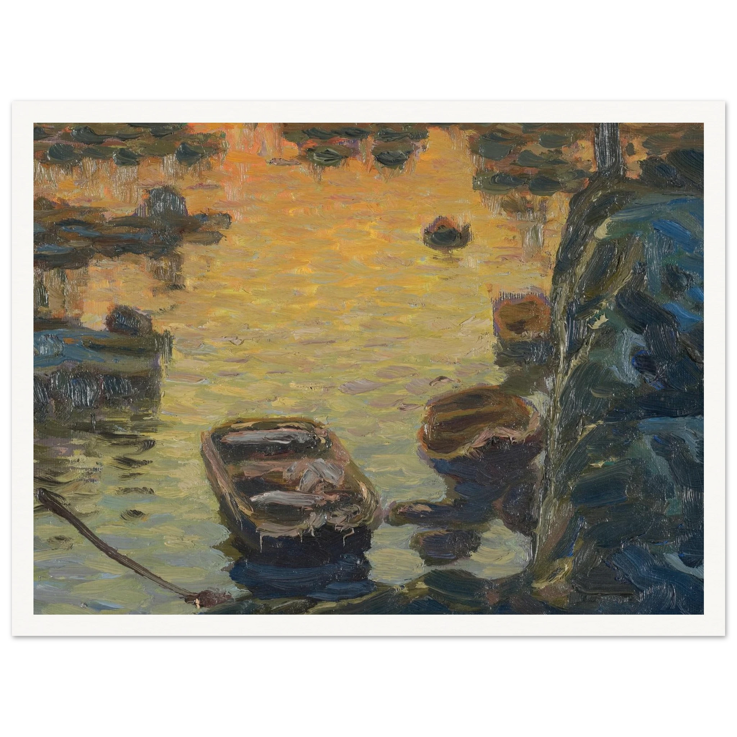 A Spring Night during the Fishing Season (1910) Art Print | Anna Boberg-Quipham Collections