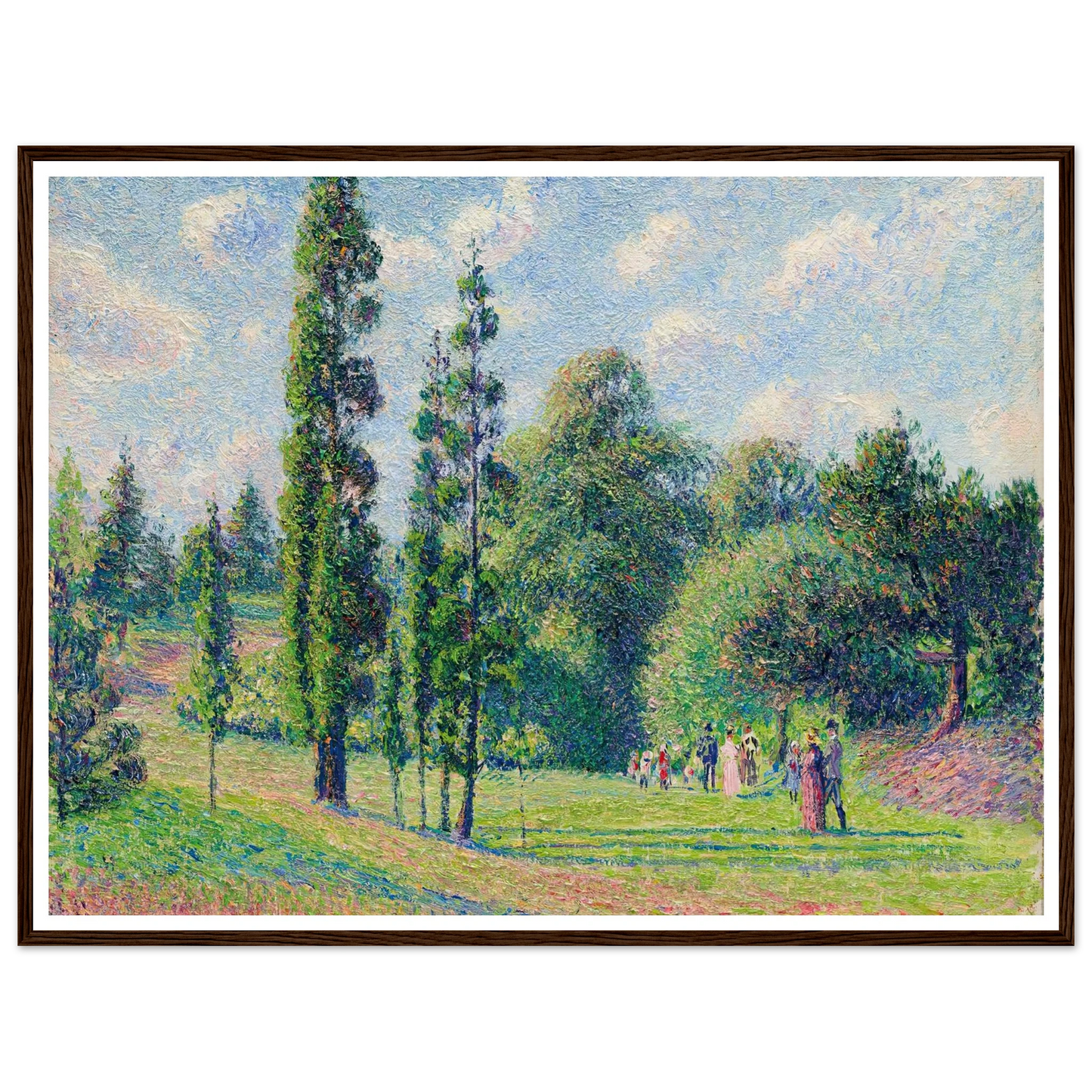 Jardin de Kew, Londres, près d’un étang (1892) Art Print | Camille Pissarro-Quipham Collections