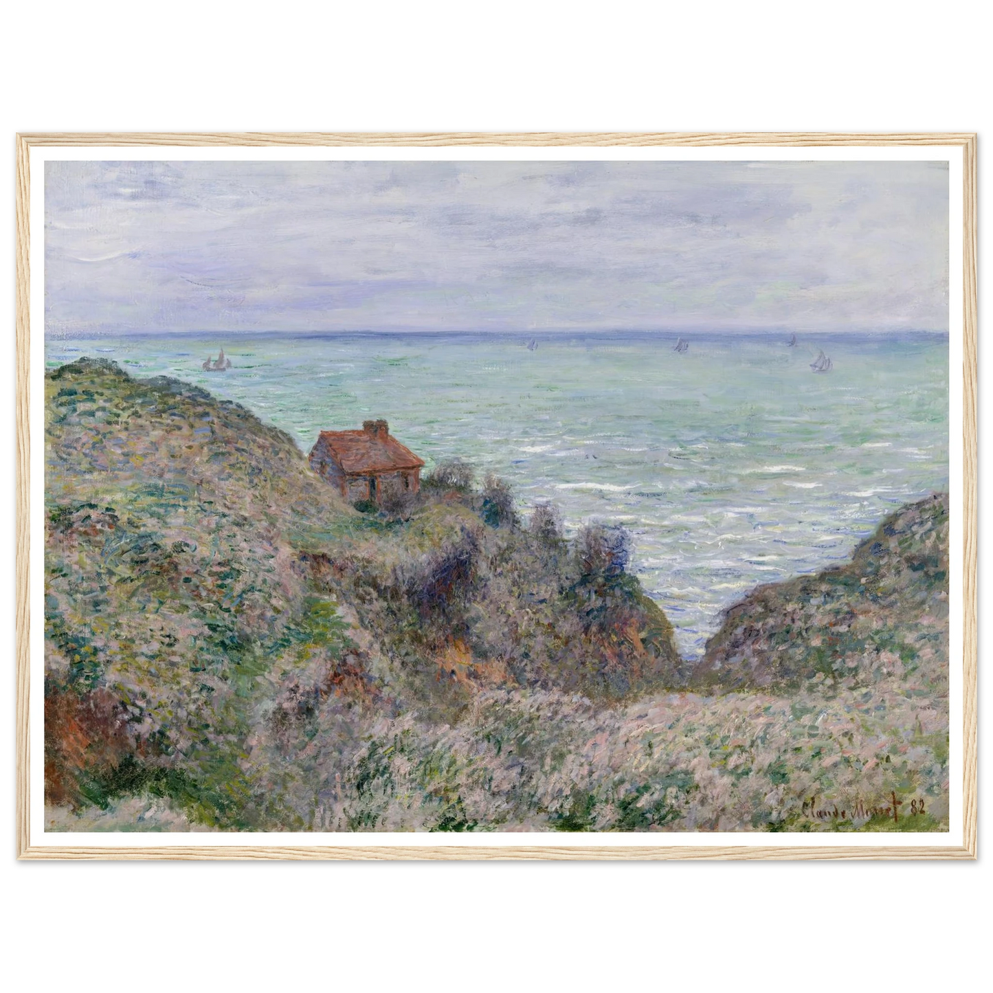 Cabin of the Customs Watch (1882) Art Print | Claude Monet-Quipham Collections