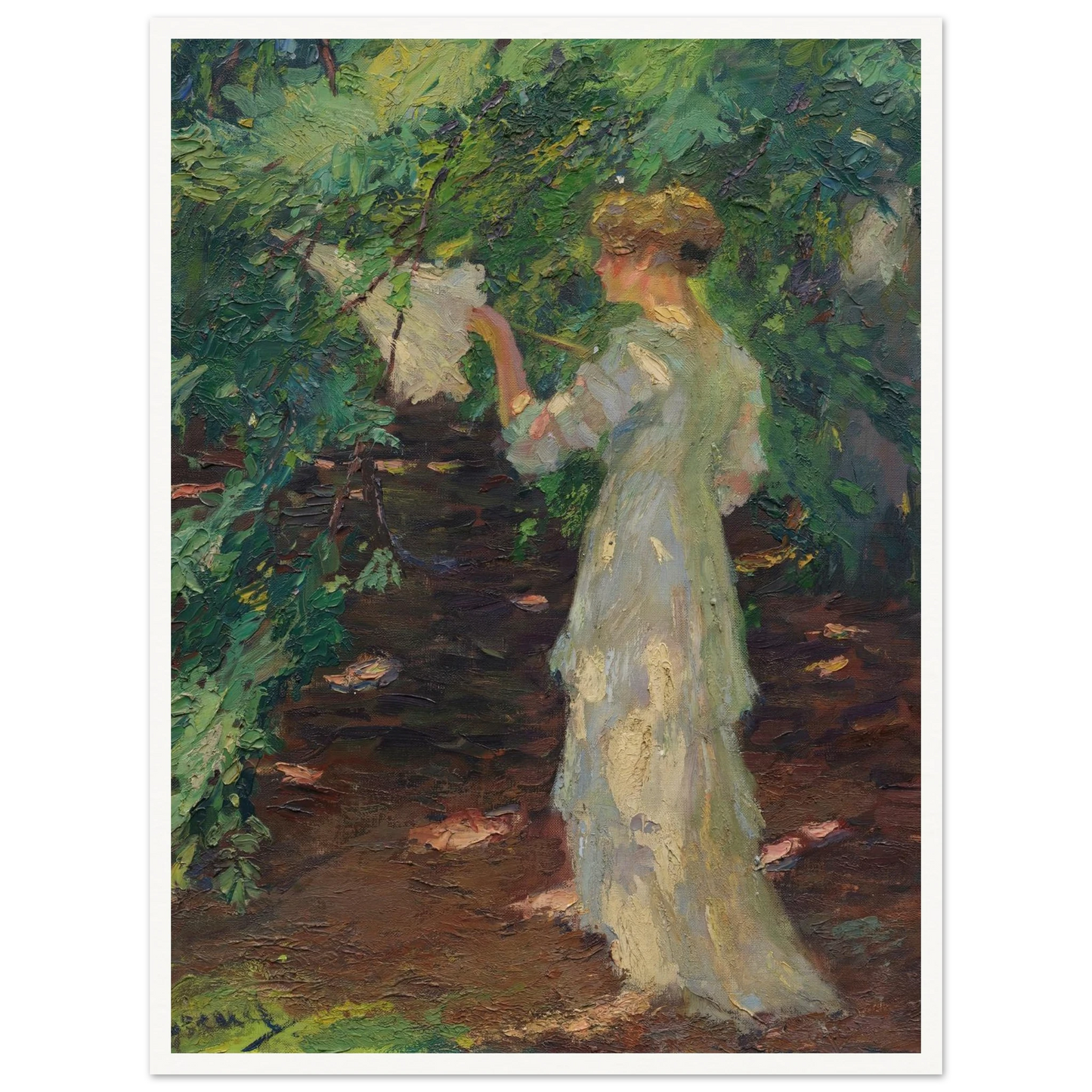Waldschatten (1910-20) Art Print | Edward Cucue-Quipham Collections