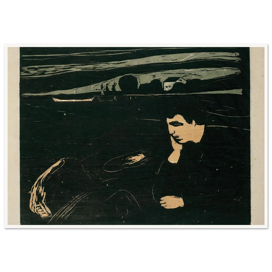 Melancholy III (1915–1917) Art Print | Edvard Munch-Quipham Collections