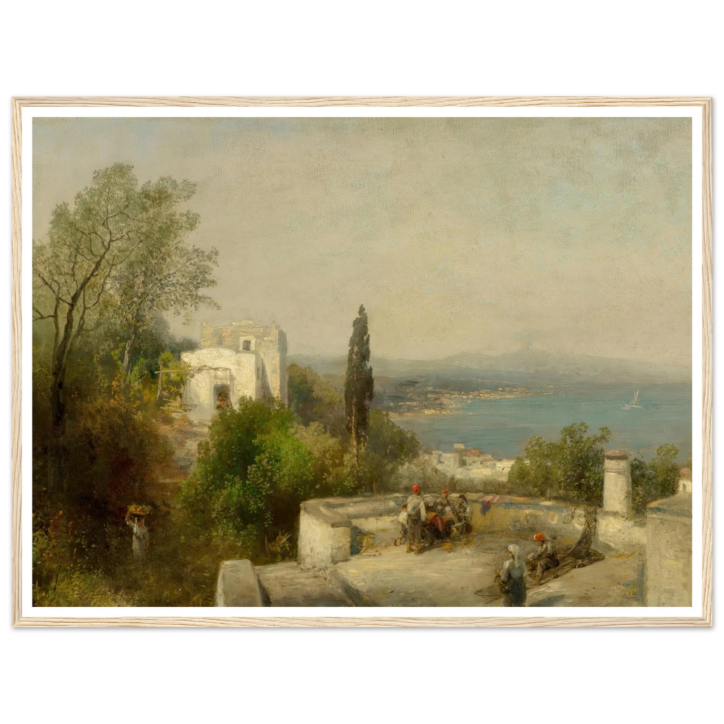 Bay of Naples Art Print | Hermann Ottomar Herzog-Quipham Collections