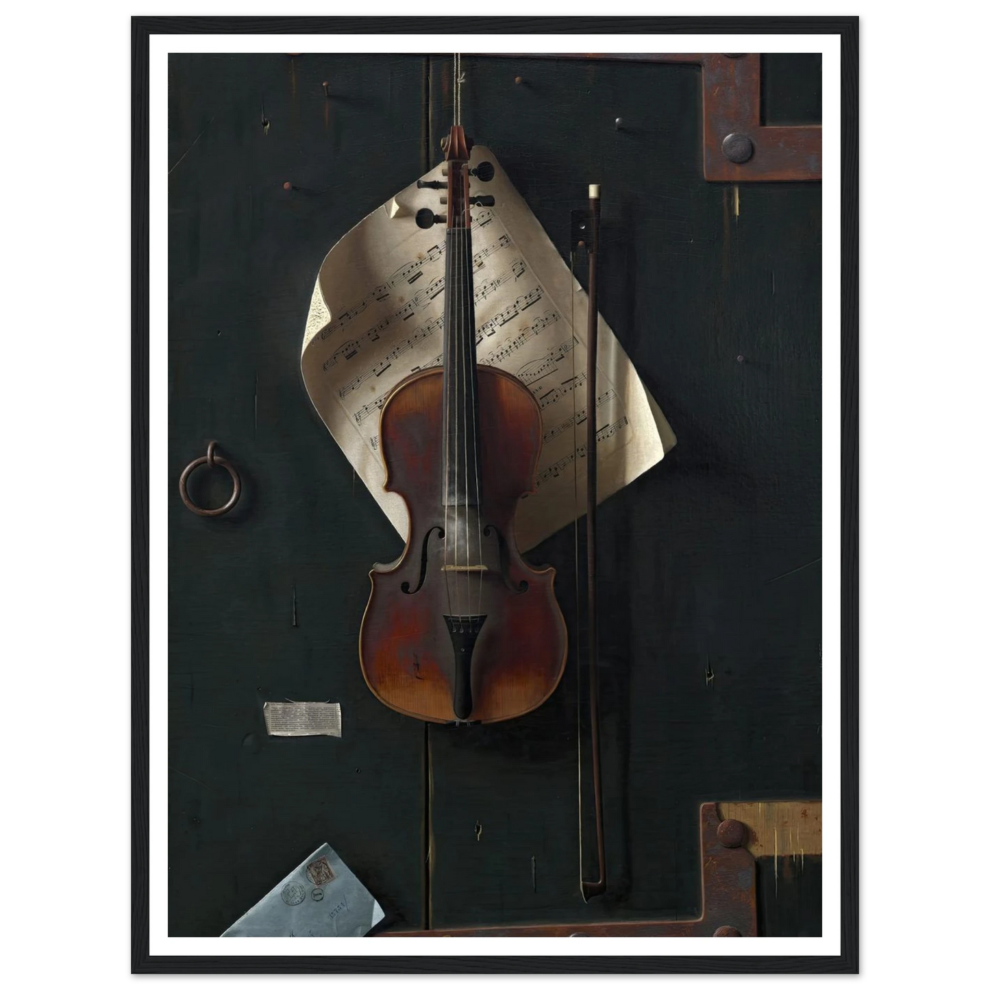The Old Violin (1886) Art Print | William Michael Harnett-Quipham Collections