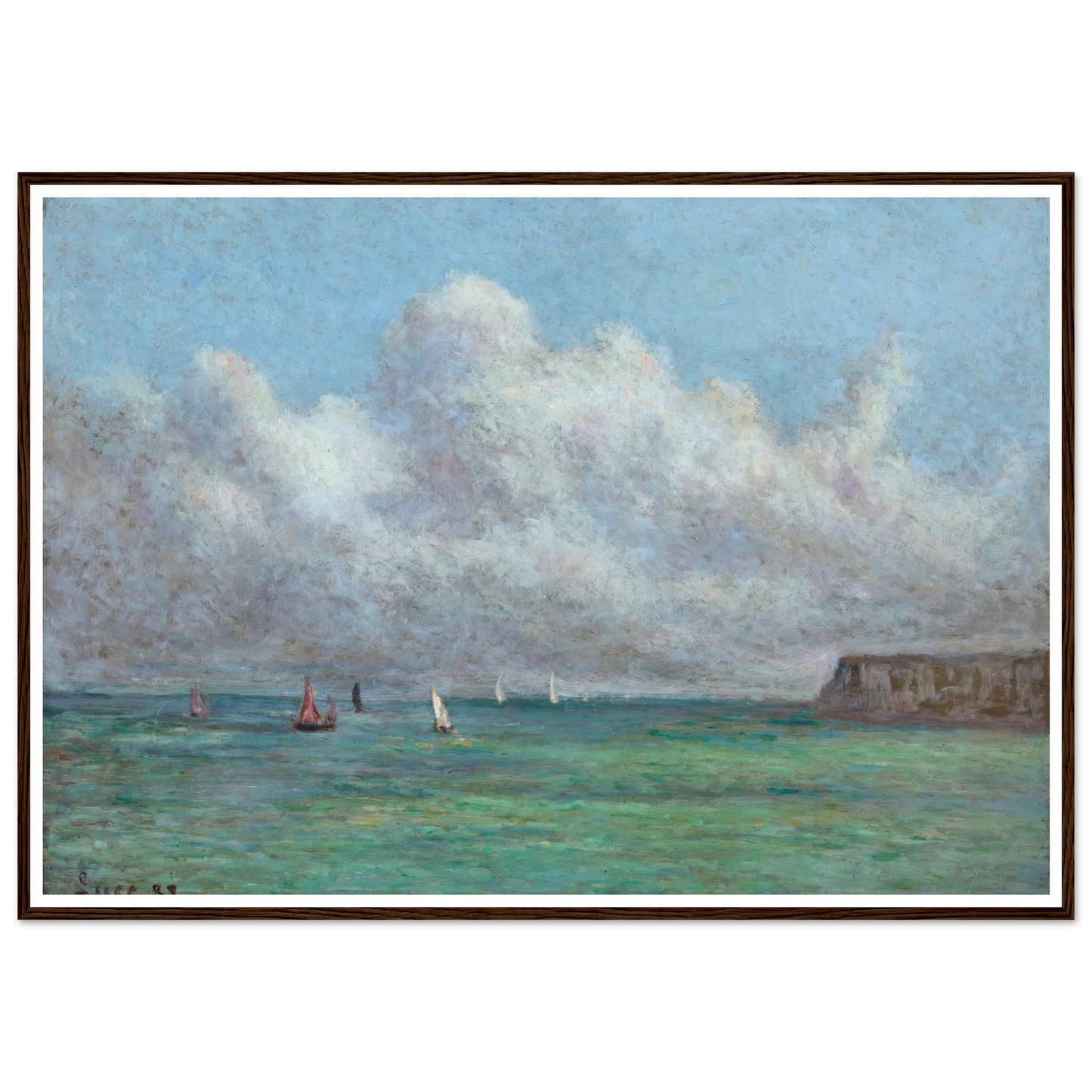 Mer, Somme (1932) Art Print | Maximilien Luce-Quipham Collections