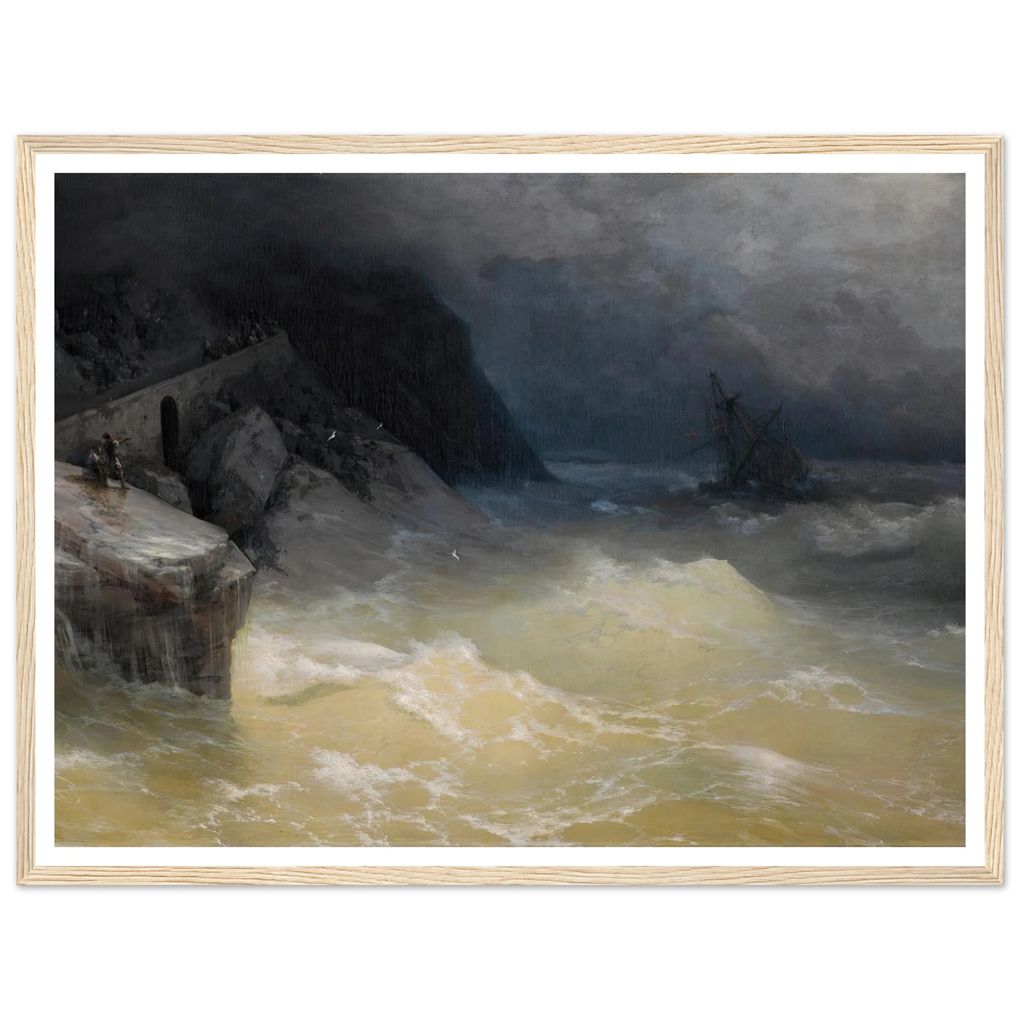 Shipwreck off the Black Sea Coast ( 1887) Art Print | Ivan Konstantinovich Aivazovsky-Quipham Collections
