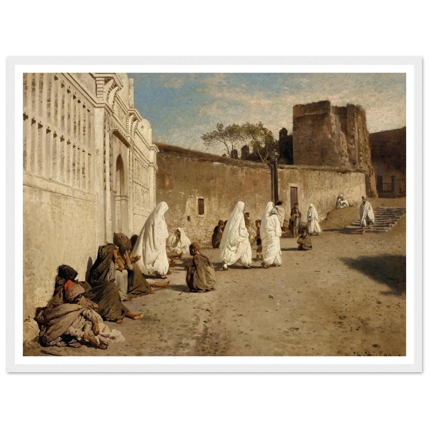 Entrance into the Alhambra, Spain Art Print | Hermann Ottomar Herzog-Quipham Collections