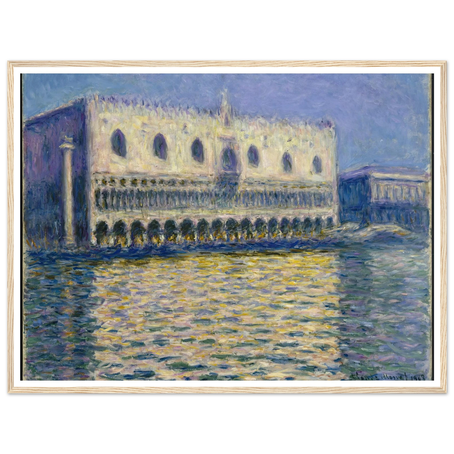 The Doges Palace (Le Palais ducal) Art Print | Claude Monet-Quipham Collections