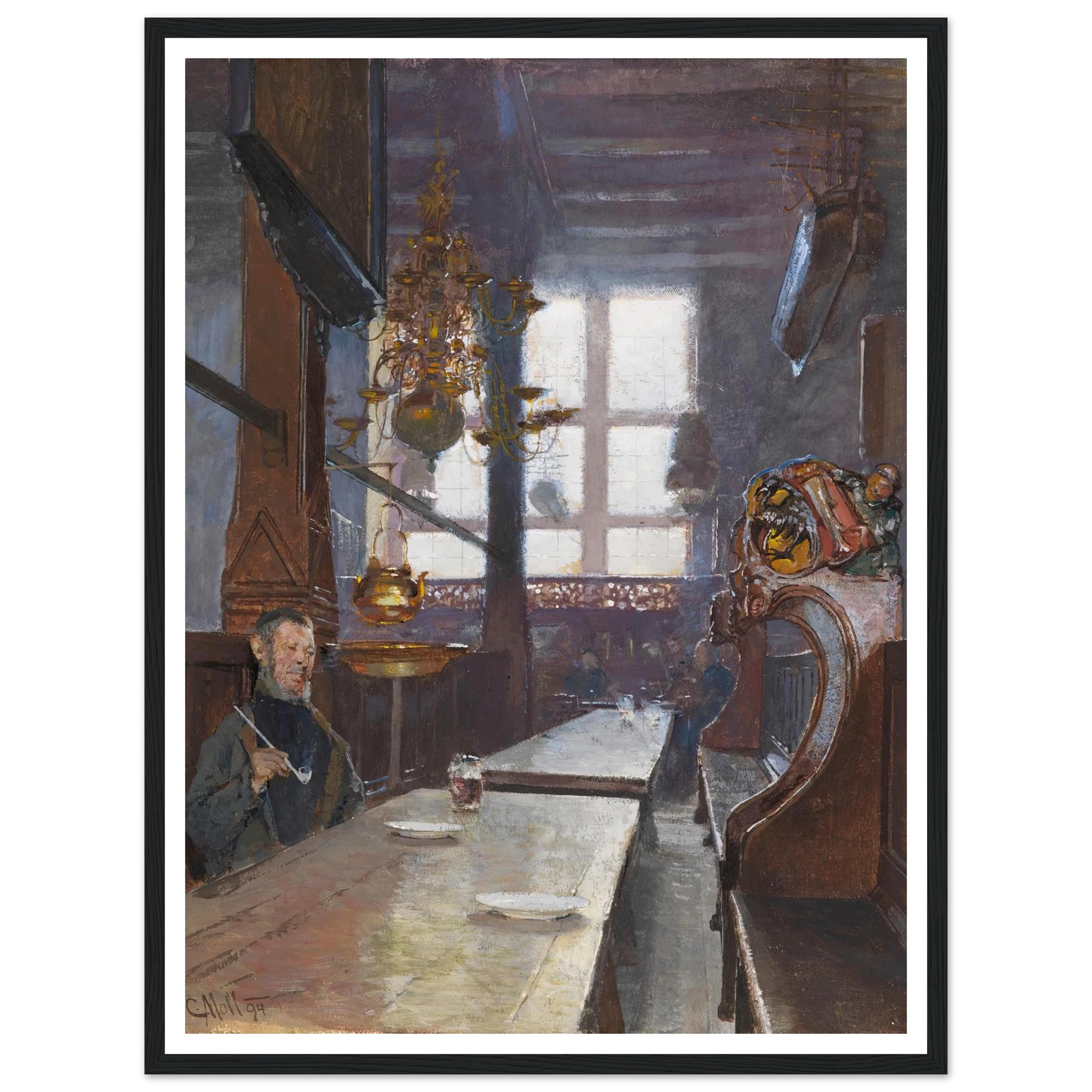 Schifferhaus in Lübeck (1894) Art Print | Carl Moll-Quipham Collections