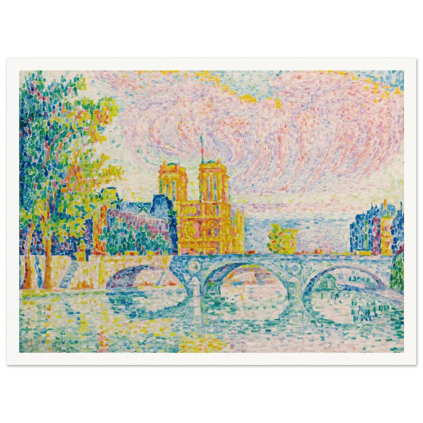 La Cité, Paris (1934) Art Print | Paul Signac-Quipham Collections
