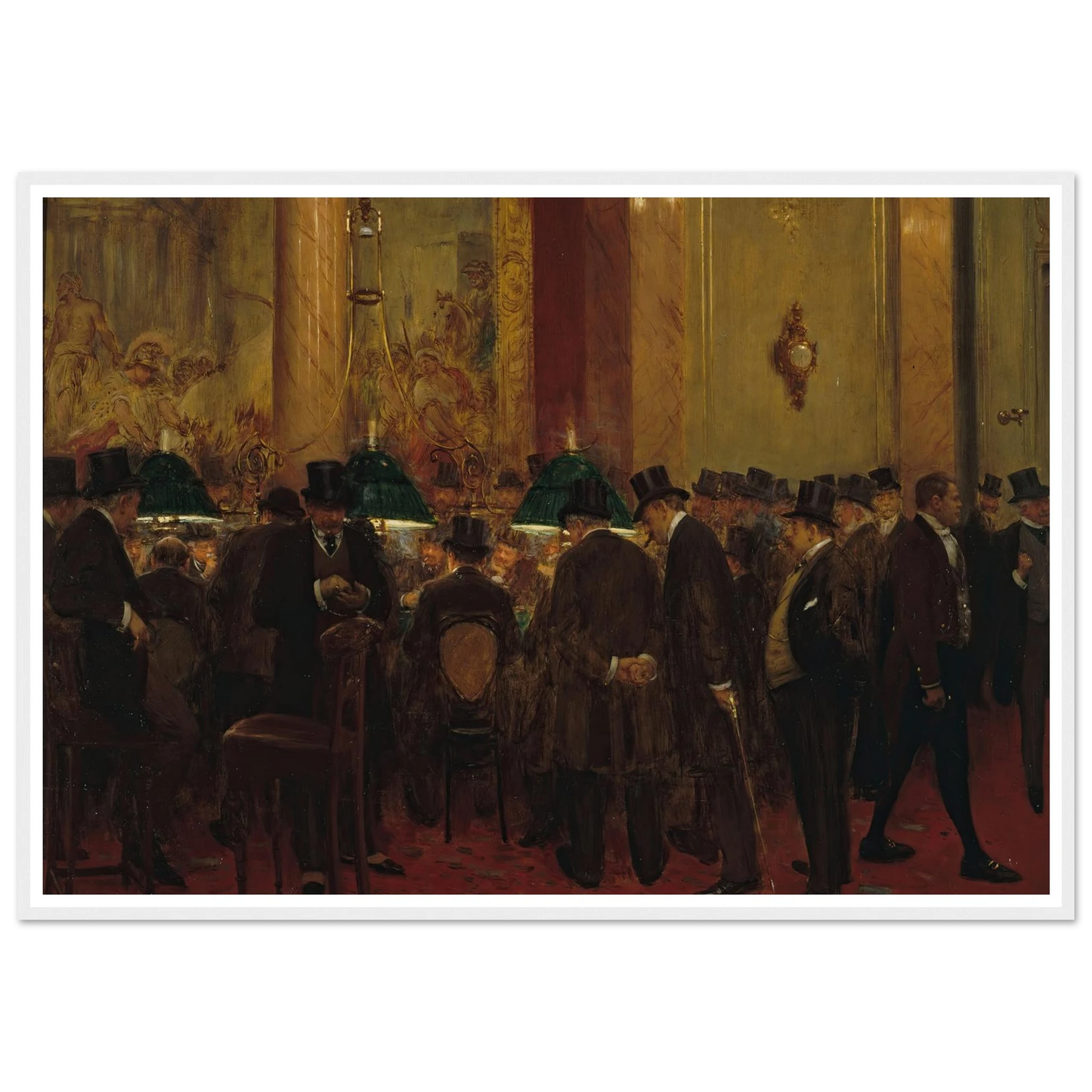 Au cercle (1908) Art Print | Jean Beraud-Quipham Collections