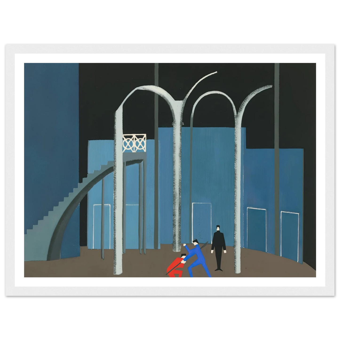 Maquettes dé Théatre 12 Art Print | Alexandra Exter-Quipham Collections
