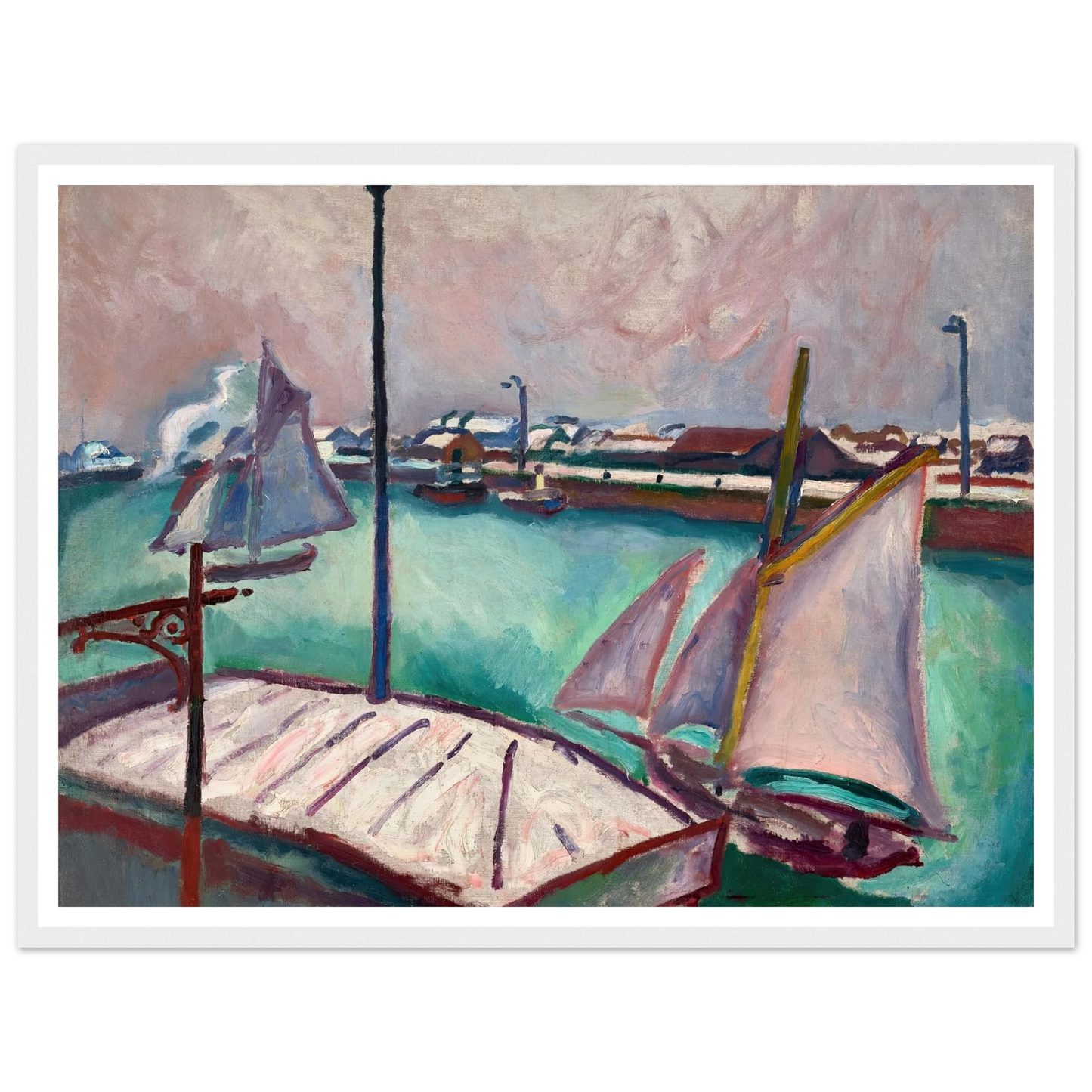 Les Barques (1906) Art Print | Raoul Dufy-Quipham Collections