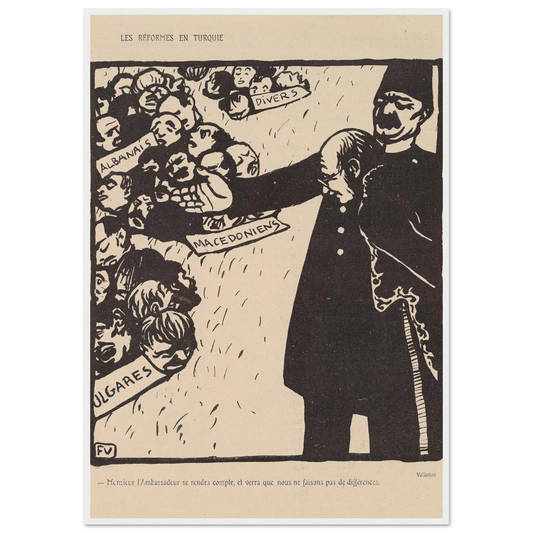 24 avril 1903 Art Print | Felix Vallotton - Framed Poster - 30x40 cm / 12x16″ - Black frame