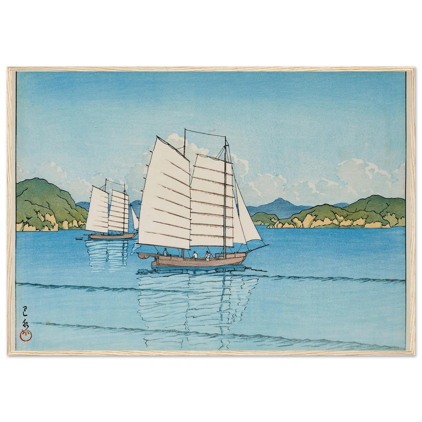 Inland Sea (1952) Art Print | Kawase Hasui-Quipham Collections