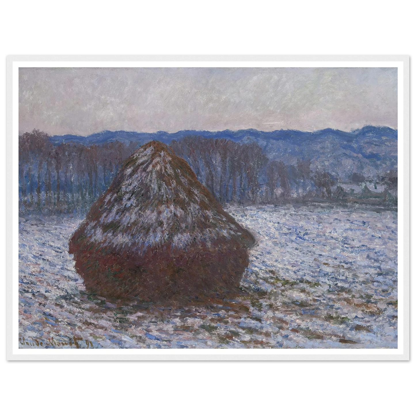 Stack of Wheat (1890) Art Print | Claude Monet-Quipham Collections