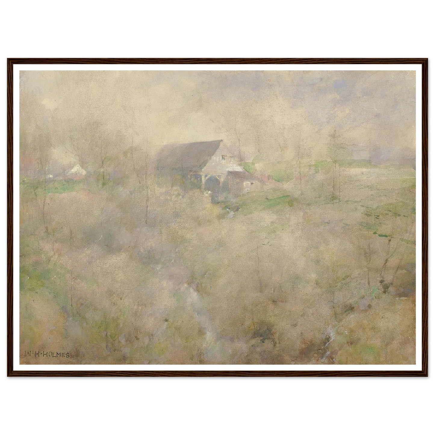 My Old Mill, Holmescroft, Near Rockville Art Print | William Henry Holmes-Quipham Collections